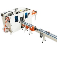 Línea de Producción Semiautomática de Papel Tisú Facial, 2 Líneas, 150-200 m/min, con Motor de Bomba de Engranajes Controlado por PLC, Capacidad de 1 Tonelada/Día