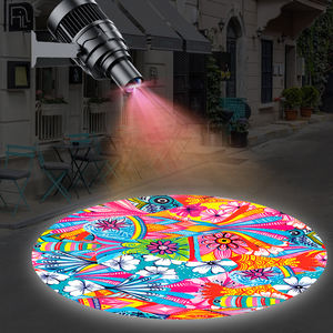 Haute qualité étanche IP67 <span class=keywords><strong>extérieur</strong></span> passage pour piétons marquage Gobo projecteur publicitaire projecteur rotatif lampe de Projection - Product Image 1