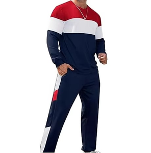 Ensemble de survêtement pour homme en molleton respirant à capuche avec logo personnalisé, 2 pièces, pour l'entraînement, la remise en forme et les sports - Product Image 2