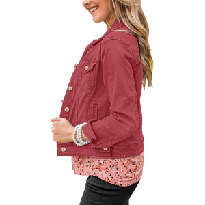 Premium Latest Quality New Arrival Manufacturer Custom Vintage Style and Wholesale Newest Short Design Denim Jean Jacket - Product Image 6