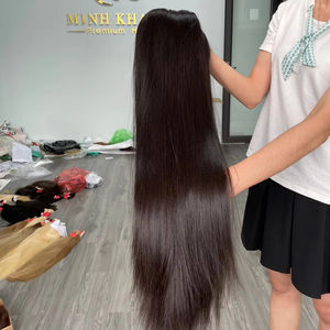 Soldes de fin d'année : Perruque 100% cheveux humains vietnamiens bruts avec closure, impressionnante perruque blonde lisse avec base en dentelle HD - Product Image 1