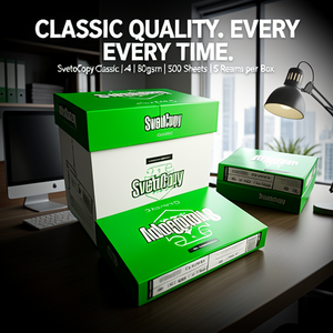 Papel de Copia SvetoCopy A4 Blanco 80gsm, Solución de Copia Ligera y de Primera Calidad para Oficina, Bangkok - Product Image 2