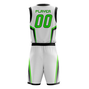 Uniforme de Baloncesto Sublimado Personalizado Hecho en Pakistán para Hombre, Manga Corta, Poliéster Transpirable, Ropa Deportiva de Equipo, Personalizado - Product Image 3