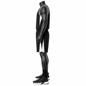 Ensemble d'uniformes de basketball personnalisables pour adultes, respirant, grandes tailles, nouvelle conception, vêtements de sport imprimés OEM - Product Image 3