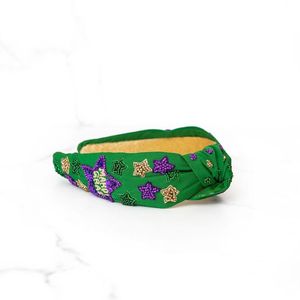 Diadema de encaje con bordado de cuentas estilo béisbol rojo, hecha a mano, accesorio para despedida de soltera, estilo dulce - Product Image 2