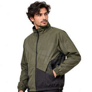 Vestes coupe-vent résistantes à l'eau, légères, pour activités de plein air, imperméables, coupe-vent, fermeture éclair sur le devant, respirantes, fournisseur d'articles de sport - Product Image 3