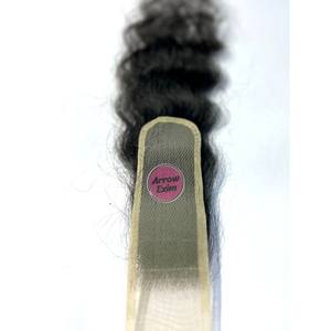 Cheveux humains naturels bruts Remy pour closure en dentelle, style bouclé, densité 150%, poids 30-35g, provenant du Tamil Nadu - Product Image 3