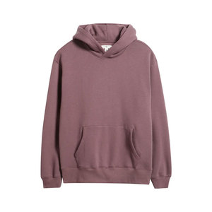 Sudadera con Capucha de Lujo para Hombre, Mezcla de Cachemira, Diseño de Invierno, Etiqueta Personalizada, Corte Holgado, Color Sólido, Bolsillo Frontal Tipo Canguro - Product Image 3