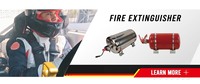 Alat Pemadam Kebakaran Mobil Reli Elektrik TBRACING FE-01 4.25L Bersertifikasi CE/FIA Panjang Silinder 330mm Diameter 160mm 6.2KG