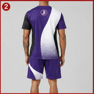 Men Summer <b>Set</b> Modern Fashion Two Piece Clothing <b>Set</b> Lightweight Comfortable Fabric For Casual Streetwear Vacation Fitness - Product Image 3