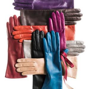 Gants longs en cuir PU pour femme, style ville, mode féminine, super longs, pour robe - Product Image 4