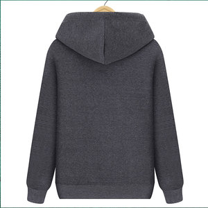 เสื้อฮู้ดดี้ผู้ชายสีเทาเข้ม ผ้าคอตตอน 100% ทรงปกติ สวมใส่สบาย ดีไซน์กระเป๋า  สำหรับฤดูใบไม้ร่วง ปี 2026 - Product Image 6