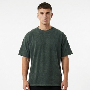 Camiseta Vintage con Lavado Ácido, Impresión Personalizada, Camisetas Extra Grandes de Algodón, Ropa Urbana, Camiseta Desgastada para Hombre - Product Image 2