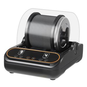 Buratto per lucidatura pietre da 1 libbra a 4 velocità con timer da 1-9 giorni e copertura insonorizzante - Kit per lucidatura pietre - Product Image 1