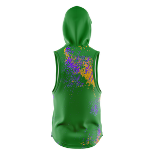 Haut de gamme, doux, vente en gros, coupe ajustée, sans manches, pour hommes, avec impression en relief et broderie, idéal pour la gym - Product Image 4