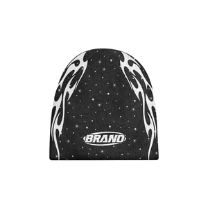 Private Label Luxury Shiny Rhinestone <b>Beanie</b> Winter Daily Ribbed Knit Women Men Lightweight Sparkly <b>Slouchy</b> Skull Cap Beach - Product Image 1