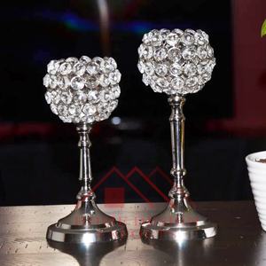 Crystal <b>Globe</b> Votive Candle Holder for Table Centerpieces Best Seller Table Top Candle Holder - Product Image 4