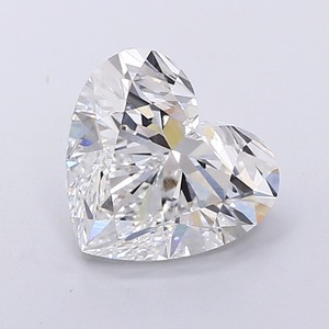 Bijoux de luxe haut de gamme, éthérés, diamant de laboratoire CVD taille cœur de 4,60 carats, qualité E VVS2, excellente finition, certifié IGI - Product Image 1