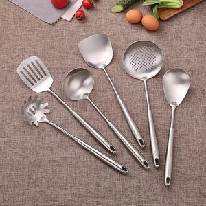 Ensemble d'ustensiles de cuisine en acier inoxydable 304 avec support, 6 pièces, cuillères de cuisine, outils de cuisine avec support rotatif - Product Image 3