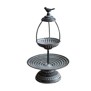 Two Tier Cake Stand with High Polishing and Comfort <b>table</b> And Elegant Dessert Display, Event Decoration Stand - Product Image 1