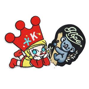 Patch brodé personnalisé pour sweat à capuche, thermocollant ou à coudre, badge logo tissé pour sweats à capuche, sweats, vestes, chapeaux, vêtements – Vente en gros directe usine - Product Image 1