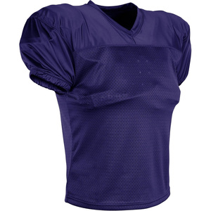Maillot de football américain col en V à manches courtes en mesh respirant uni pour adulte unisexe, personnalisable avec le nom de l'équipe PUNJAB DIAMOND Sports - Product Image 1