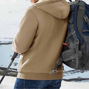 Nouveau style, meilleur matériau, arrivé récemment : sweat à capuche pour homme avec fermeture éclair effet vieilli, prix bas, fabricant de premier plan, posté par Dress Sports. - Product Image 3