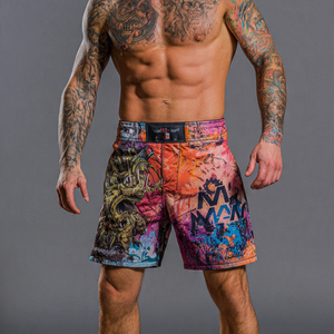 Boxing MMA Shorts Kickboxing Fight <b>Trainer</b> Competition Martial Arts Shorts Elastic <b>Waist</b> MMA Shorts Men - Product Image 6