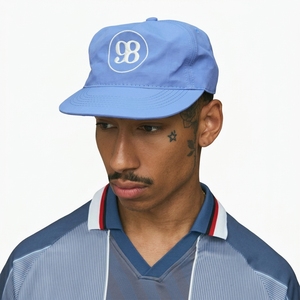 Blue Unisex <b>Baseball</b> <b>Cap</b> With 98 Embroidery Street Style Casual Wear Spring Summer 56-58CM Cotton Adjustable Fit - Product Image 1