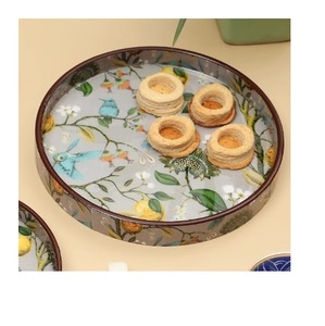 Bandeja de Madera con Acabado Esmaltado de Diseño Exclusivo para Servir Comida, Decoración de Mesa para Bodas y Cenas en Casa - Product Image 5