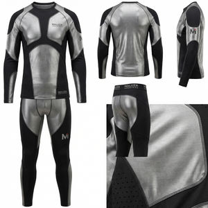 Conjunto Deportivo de Yoga sin Costuras OEM, Leggings Deportivos Unisex de Spandex/Poliéster, Transpirables, de Secado Rápido y que Absorben la Humedad - Product Image 6