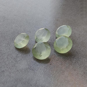 Pierre précieuse de préhnite de qualité AAA+ facettée et calibrée, pierre ronde en vrac pour la fabrication de bijoux, toutes tailles, vente en gros - Product Image 3