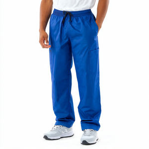 Pantalones de Trabajo Unisex de Algodón Tejido, Transpirables y Cómodos para Médicos y Enfermeras - Product Image 1