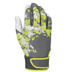 Gants de frappe de baseball et de softball en cuir véritable camouflage de haute qualité OEM, gants de frappe de softball respirants de super qualité ODM - Product Image 2