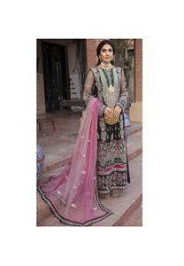 Costumes brodés en filet cousus 3 pièces Collection de mariage dernière conception pakistanaise Salwar Kameez Punjabi costumes vêtements de créateur - Product Image 4