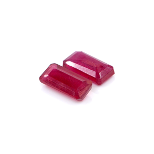 Rubis naturels de Bangkok, octogones calibrés 5x10mm, pierres précieuses de rubis naturelles facettées pour la fabrication de bijoux, prêtes à l'emploi - Product Image 4