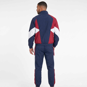 Veste coupe-vent unisexe personnalisée à capuche zippée en nylon, ensemble de survêtement léger pour couple, pantalon évasé - Product Image 3