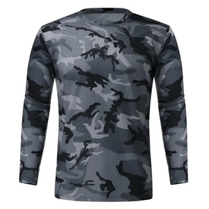 Chemise de chasse à manches longues pour homme, camouflage, respirante, en polyester, vêtements d'extérieur, style automne - Product Image 1