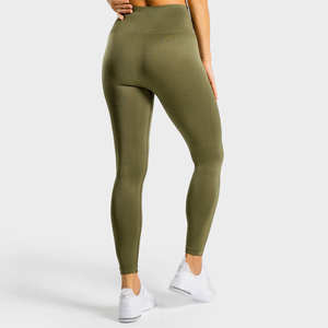 Leggings Deportivos de Yoga para Mujer, de Cintura Alta, Secado Rápido, de Nailon, para Gimnasio, Color Sólido, Tejido de Punto, Hechos en Pakistán, OEM - Product Image 2