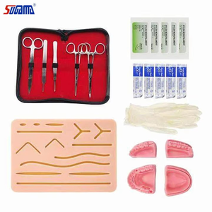 Kit de pratique de suture de qualité supérieure avec coussinet en silicone, instruments de formation chirurgicale, kit de formation pour étudiants en médecine, kit de pratique réutilisable - Product Image 2