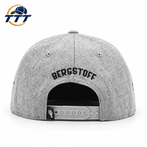 Casquette Snapback personnalisée à 6 panneaux avec logo brodé, visière plate en daim, fabrication au Vietnam, OEM ODM, vente en gros, usine de chapeaux streetwear - Product Image 5