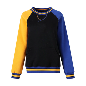 Sweat-shirt à col rond pour femme, style sororité, brodé, trois tons, en polaire, personnalisé, avec lettres grecques, qualité supérieure SGRho - Product Image 1