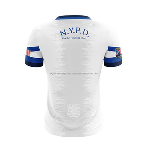 Conjunto de camiseta unisex de la mejor calidad 100% GAA Camisetas de fútbol para hombre con servicio OEM a la venta - Product Image 2