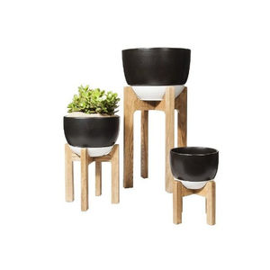 Soporte creativo de madera maciza para plantas, soporte decorativo para macetas de interior y exterior, soporte decorativo para macetas para sala de estar y balcón - Product Image 5