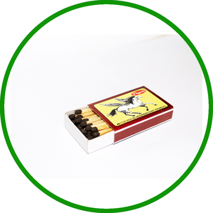 Allumettes de sécurité ménagères avec boîte d'allumettes imprimée, taille 49x35x12mm, allumettes en bois durables pour l'éclairage domestique et la cuisine - Product Image 5