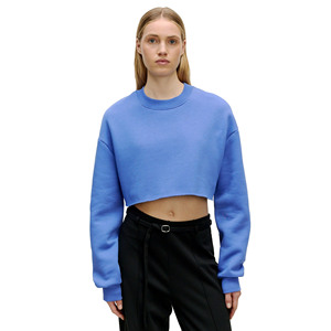 Wholesale Printed Cotton Fleece Women's <b>Long</b> Sleeve <b>Sweatshirt</b> & Hoodie with Custom Logo Options-Gym Casual Style - Product Image 2