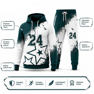 High Quality Sublimated Flag Football Uniform Sets 100% Polyester Quick Dry <b>Compression</b> Shorts Custom 7 on 7 Football Uniform - Product Image 3