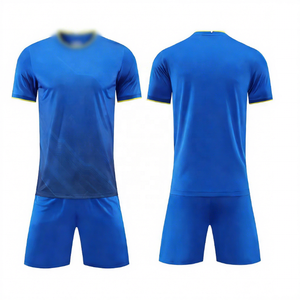 Custom Plain Polyester Breathable Men Sports Football Jersey Soccer Uniforms Sets Soccer Wear Jersey Set Football Kits Full Set - Product Image 4