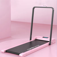 Nouveau tapis de course électrique rose pliable Dericsson pour la maison, mini tapis de marche fitness