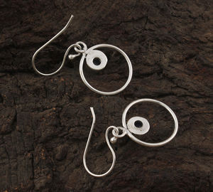 Boucles d'oreilles pendantes vintage de luxe en argent sterling 925 massif avec pierre précieuse améthyste naturelle, faites à la main, cadeau d'anniversaire de mariage - Product Image 4